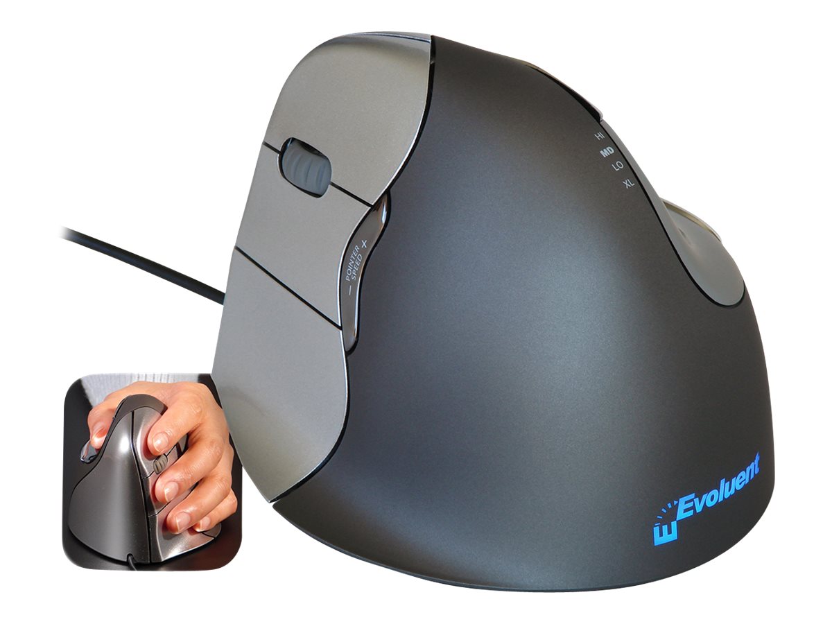EVOLUENT VerticalMouse 4 Linkshänder ergonomische Maus