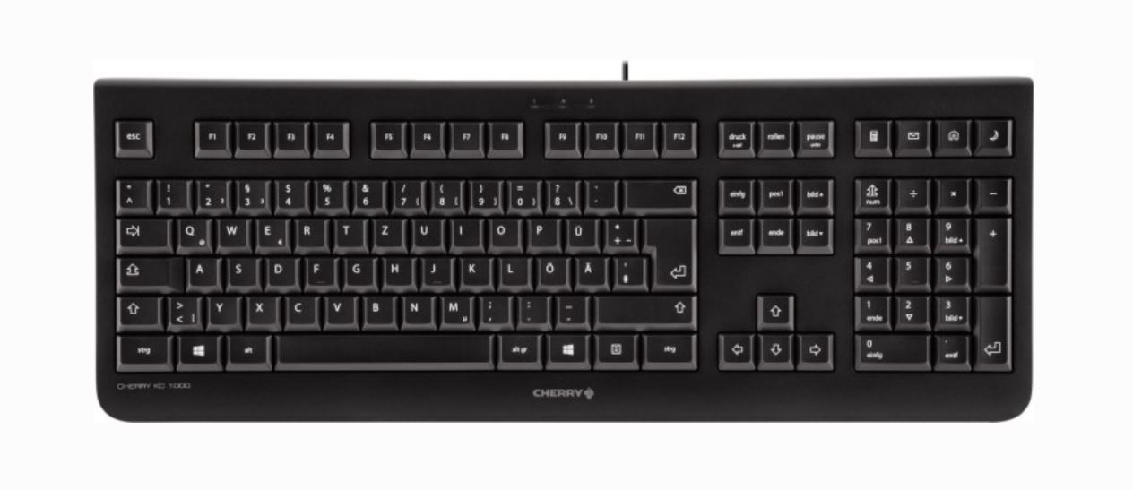 CHERRY KC 1000 - Tastatur incl. USB-C-Adapter